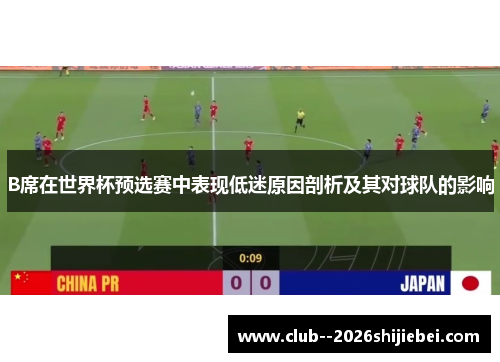 B席在世界杯预选赛中表现低迷原因剖析及其对球队的影响